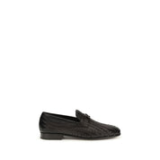Ferragamo Brown Calf Leather Loafers