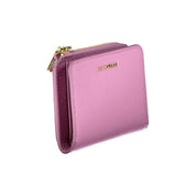 Coccinelle Purple Metallic Leather Wallet