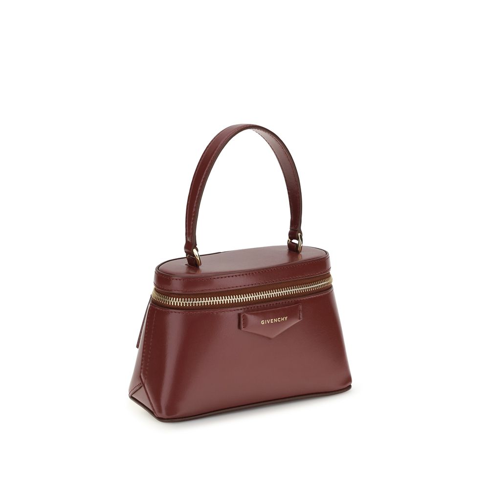 Givenchy Bordeaux Calf Leather Antigona Mini Handbag
