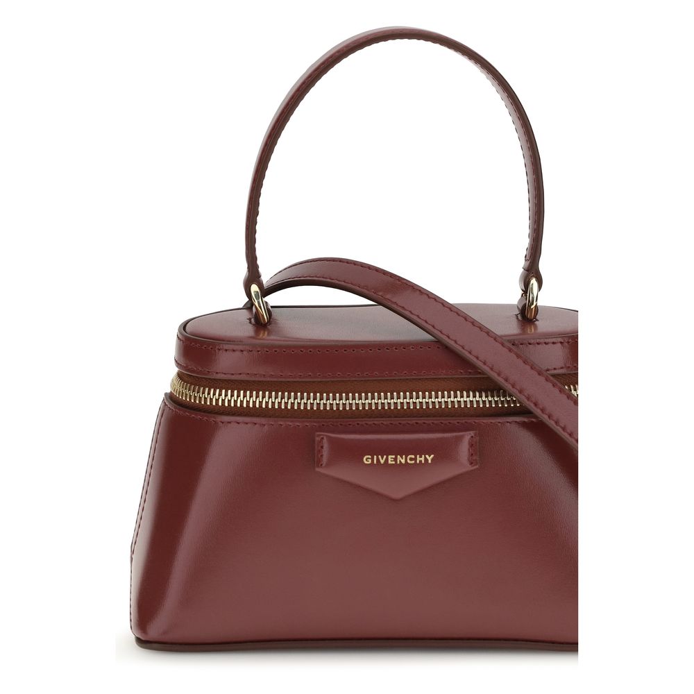 Givenchy Bordeaux Calf Leather Antigona Mini Handbag
