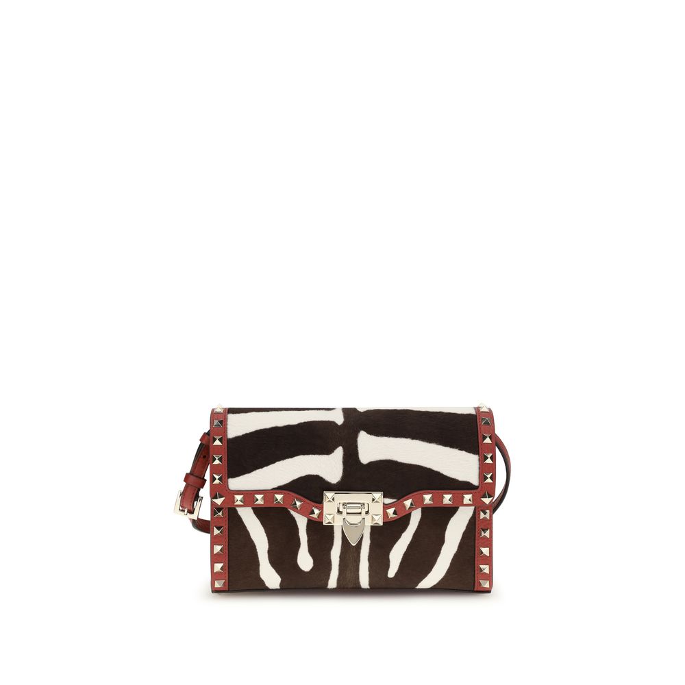 Valentino Garavani Multicolor Calf Leather Shoulder Bag