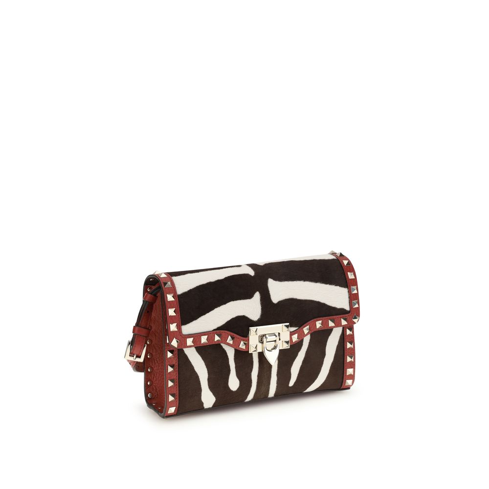 Valentino Garavani Multicolor Calf Leather Shoulder Bag