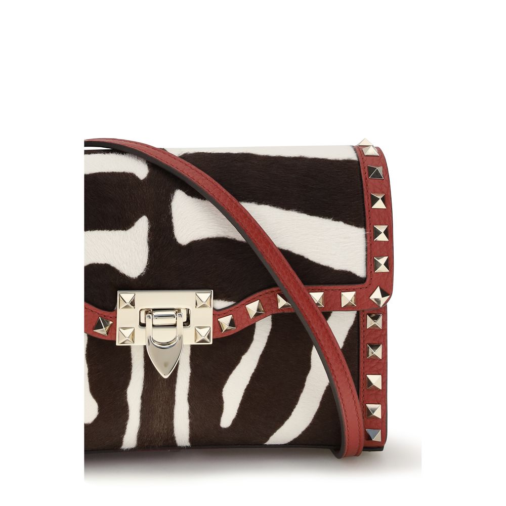 Valentino Garavani Multicolor Calf Leather Shoulder Bag