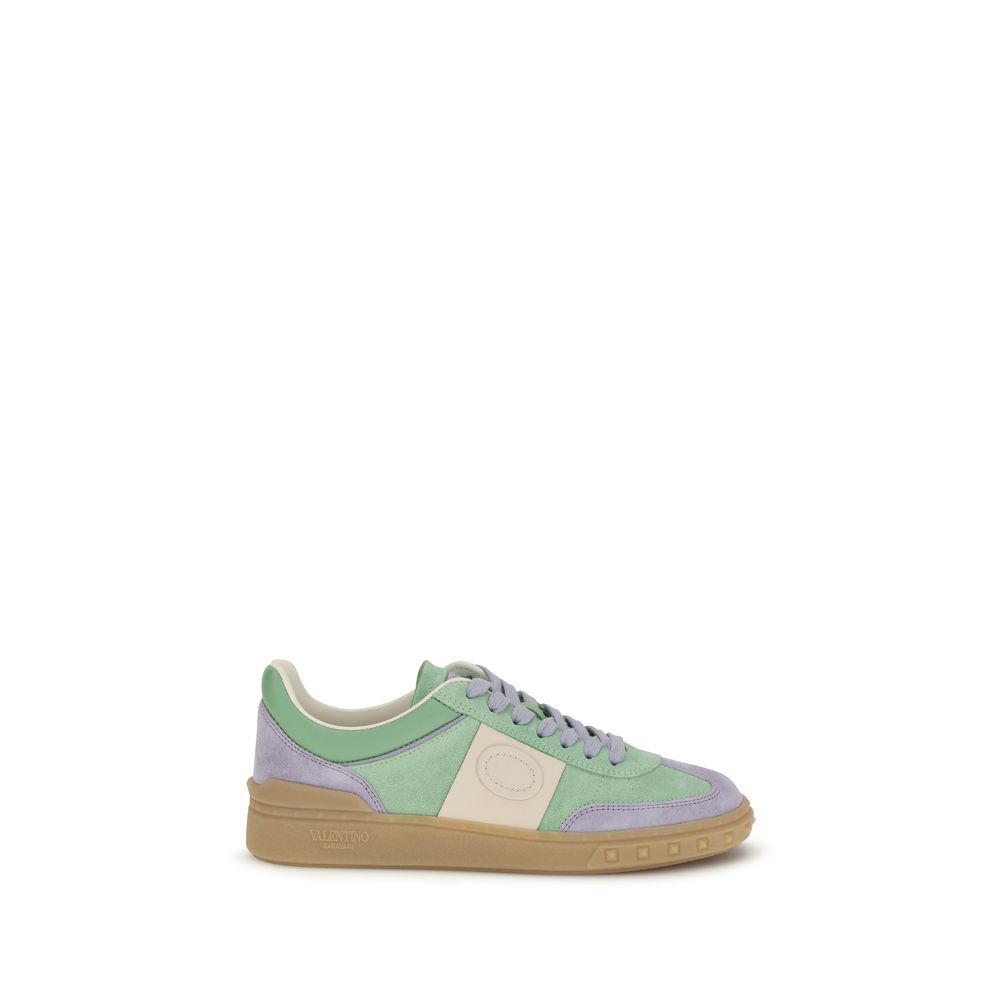 Valentino Garavani Multicolor Calf Leather Low Top Sneakers