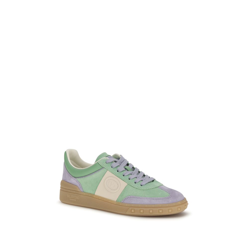 Valentino Garavani Multicolor Calf Leather Low Top Sneakers