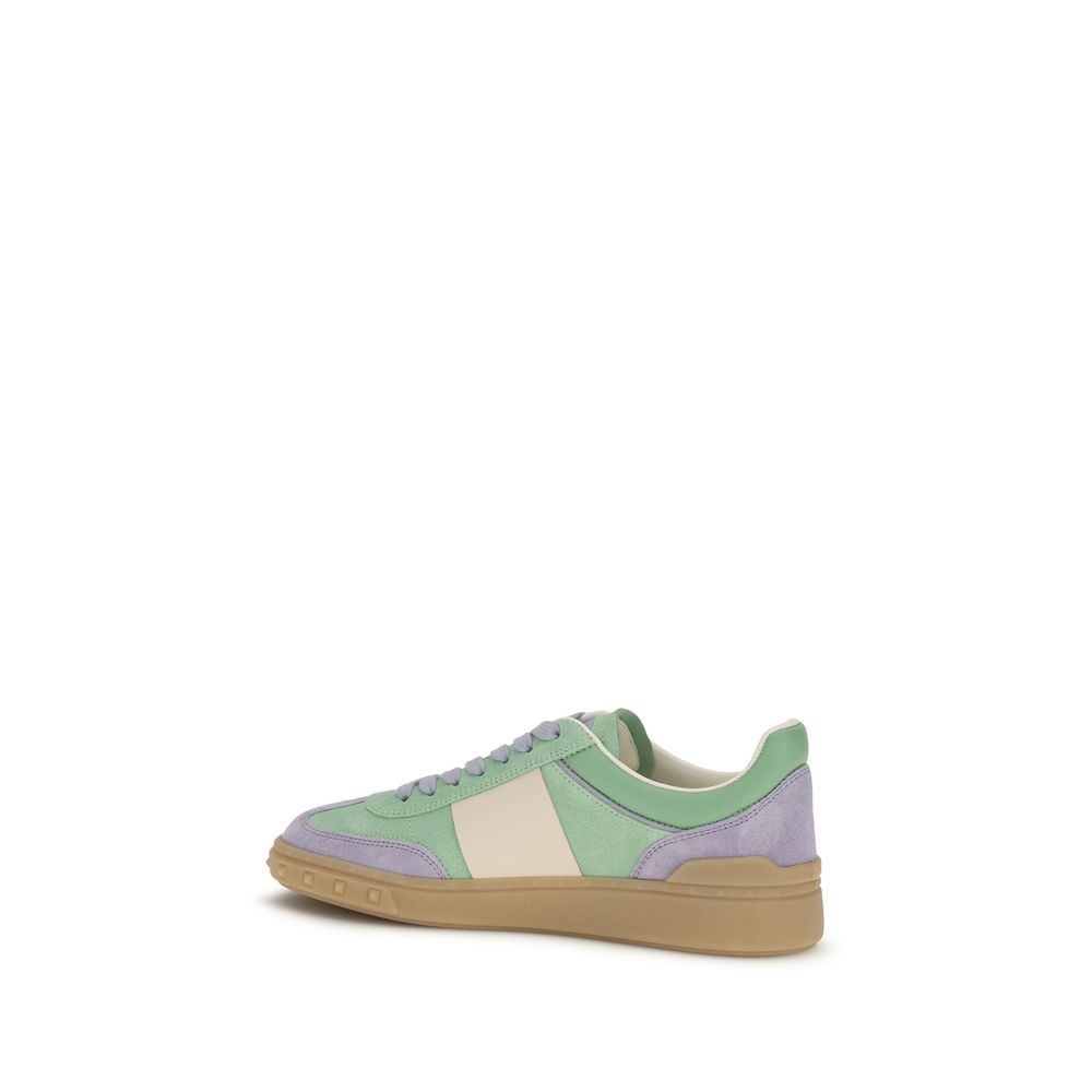 Valentino Garavani Multicolor Calf Leather Low Top Sneakers