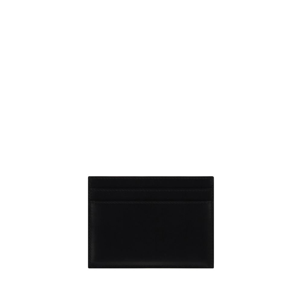 Saint Laurent Black Calf Leather Card Holder