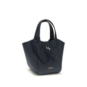 Giorgio Armani Blue Calf Leather Handbag