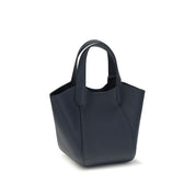 Giorgio Armani Blue Calf Leather Handbag