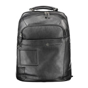 Piquadro Nero Leather Backpack