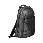 Piquadro Nero Leather Backpack