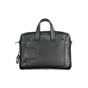 Piquadro Nero Leather Briefcase