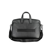 Piquadro Nero Leather Briefcase