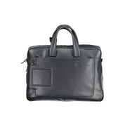 Piquadro Blue Leather Briefcase