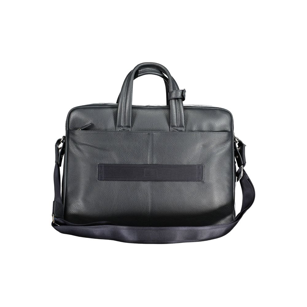 Piquadro Blue Leather Briefcase