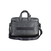 Piquadro Blue Leather Briefcase
