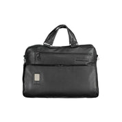 Piquadro Black Leather Briefcase