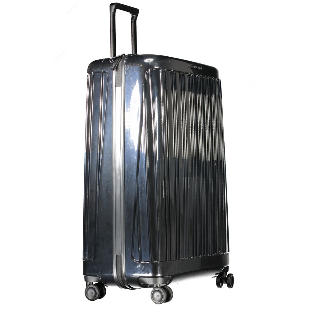 Piquadro Black Polycarbonate Travel Trolley