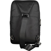 Piquadro Nero ECONYL Shoulder Bag
