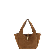 Saint Laurent Brown Calf Leather Shoulder Bag