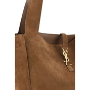 Saint Laurent Brown Calf Leather Shoulder Bag