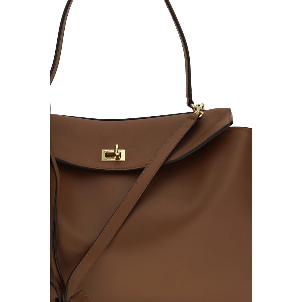 Balenciaga Brown Calf Leather Shoulder Bag
