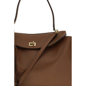 Balenciaga Brown Calf Leather Shoulder Bag