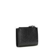 Balenciaga Black Lambskin Bi-fold Wallet