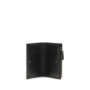Balenciaga Black Lambskin Bi-fold Wallet