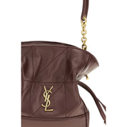 Saint Laurent Bordeaux Lambskin Shoulder Bag
