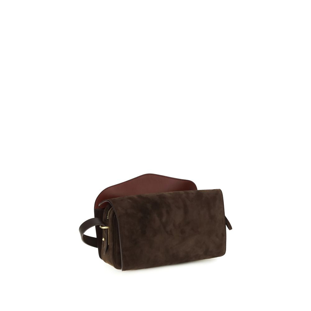 Balenciaga Brown Calf Leather Shoulder Bag
