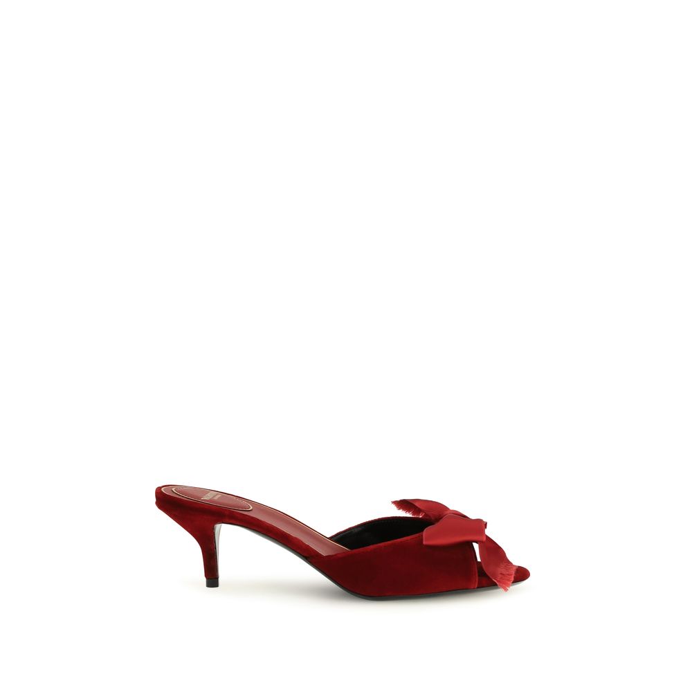 Valentino Garavani Multicolor Calf Leather Flat Sandals