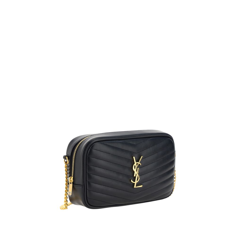 Saint Laurent Black Calfskin Mini Shoulder Bag