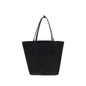 The Row Black Suede Shoulder Bag