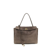 Balenciaga Gray Lambskin Shoulder Bag