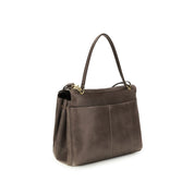Balenciaga Gray Lambskin Shoulder Bag