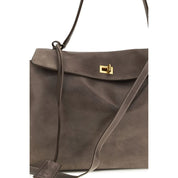 Balenciaga Gray Lambskin Shoulder Bag