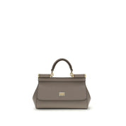 Dolce & Gabbana Brown Calf Leather Sicily Small Shoulder Bag