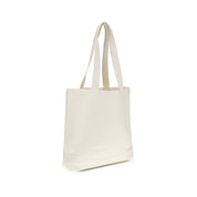 Maison Kitsuné Beige Cotton Tote Bag