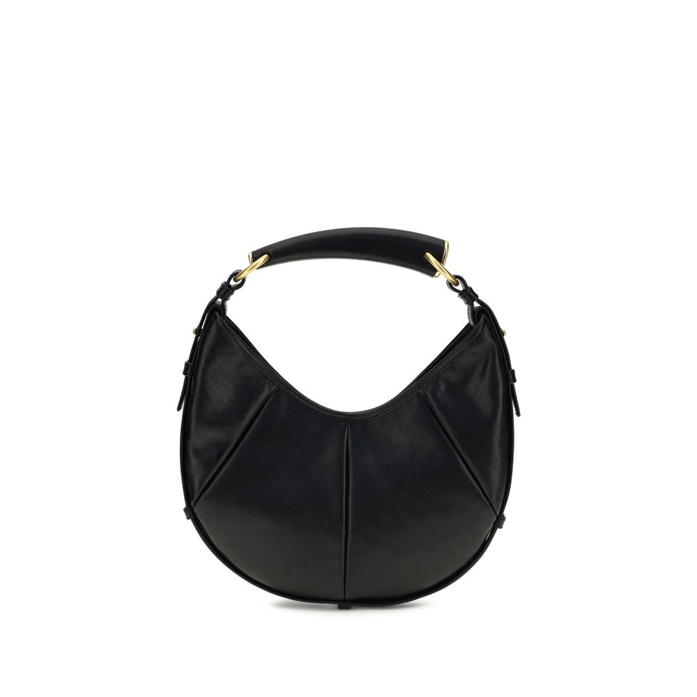 Saint Laurent Black Calf Leather Mombasa Shoulder Bag