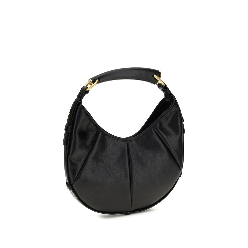Saint Laurent Black Calf Leather Mombasa Shoulder Bag