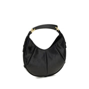 Saint Laurent Black Calf Leather Mombasa Shoulder Bag