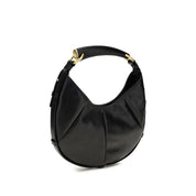 Saint Laurent Black Calf Leather Mombasa Shoulder Bag