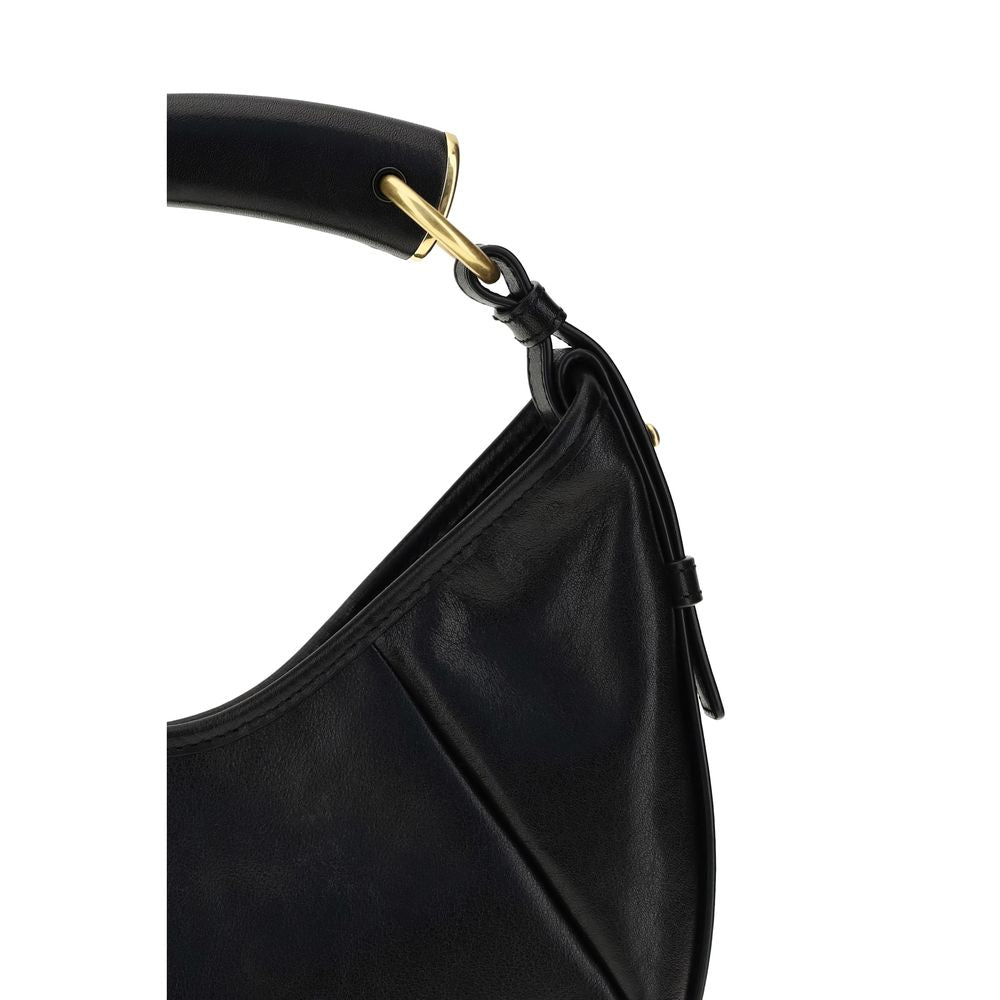 Saint Laurent Black Calf Leather Mombasa Shoulder Bag