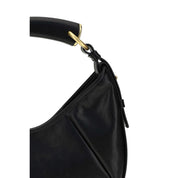 Saint Laurent Black Calf Leather Mombasa Shoulder Bag