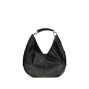 Saint Laurent Black Calf Leather Mombasa Shoulder Bag