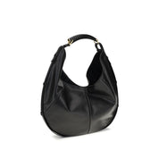 Saint Laurent Black Calf Leather Mombasa Shoulder Bag