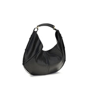 Saint Laurent Black Calf Leather Mombasa Shoulder Bag