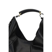 Saint Laurent Black Calf Leather Mombasa Shoulder Bag