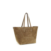 Brunello Cucinelli Beige Calf Leather Shoulder Bag